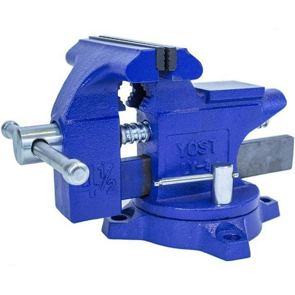 3-1/2 Blue Yost 10003R 3D-QR Quick Release Drill Press Vise 3-1/2 Blue Yost 10003R 3D-QR Quick Release Drill Press Vise